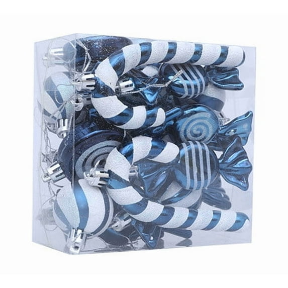 Mrzvby Christmas Decorations 2025!18 Pieces Of Christmas Ball Christmas Pendant Gift Box Set Christmas Tree Accessories Decoration