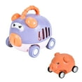 thumbnail image 1 of Mrzvby Christmas Gift Toys For ages 2-4 Toddlers Clearance!Cute Cartoons Animals Child Catapult Car Mini Inertias Rebounds Car Puzzle Parent Child Interactive Children's Toy, 1 of 6