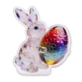thumbnail image 1 of Mrzvby Easter Home Decorations and Easter Basket Stuffers,Acrylic Easter Bunny Desk Decorations Cute Bunny Figurines with Colorful Egg for Easter Basket Stuffers Kids Gifts Spring Decor, 1 of 5