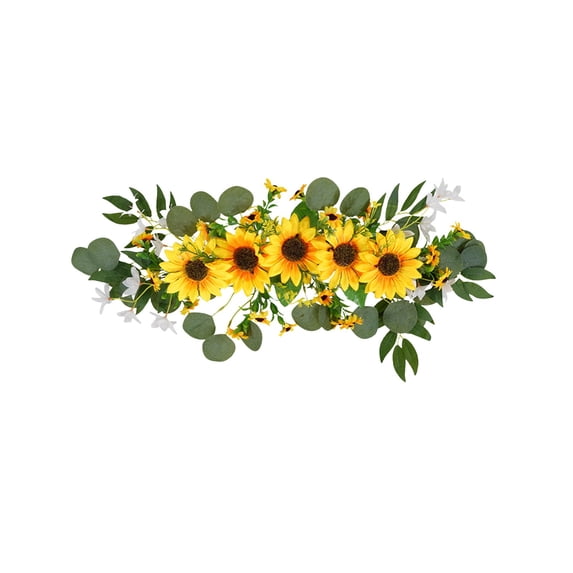 Mrzvby Fall Decoration and Home Decor,1 Bundle Of Simulated Flowers Artificial Sunflower Decoration Thanksgiving Decorative Flowers Festival Decoration Layout Simulation Flower
