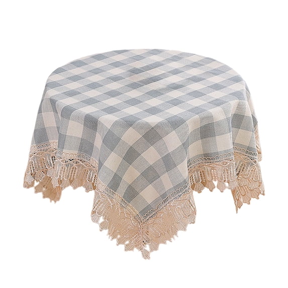 Mrzvby Fall Decoration and Home Decor,Cloths Round Polyester Woven Tablecloth Spill-Proof PolyesterLook Cover For Party Table Feature Extra Soft And Thick Fabric Wrinkle