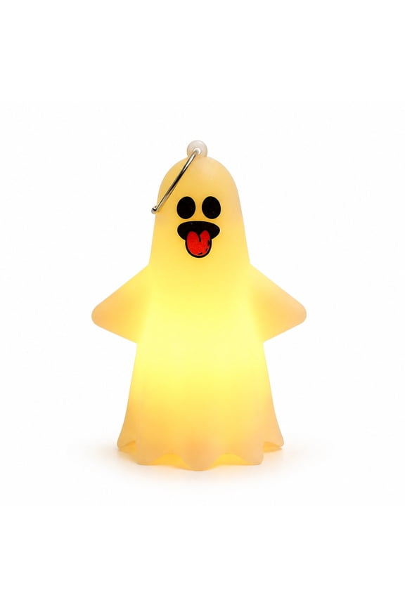 Ghost Lights for Home Decor,Ghost LED Light Ornaments Cute Spooky Ghost Night Light With Keychain Ring Mini Ghost Lamp Decorations for Party Home Table Decor Trickor