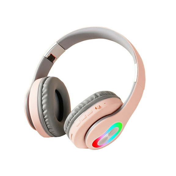 Mrzvby Gifts for Women Clearance!Bluetooth 5.1 Subwoofer Live Head-Mounted Wireless Headphones-Built-in Mic Stereo Noise Cancellation Foldable Headwears Headset For Outdoor Sport Business Work