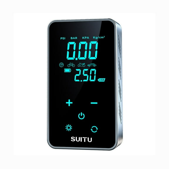 Mrzvby Gifts for Women Clearance!Full Touchscreen New Vehicle Inflator Pump Home Portable Inflator Pump Quick Mini Inflator Pump, Screen Intelligent Digital Display With LED Lighting