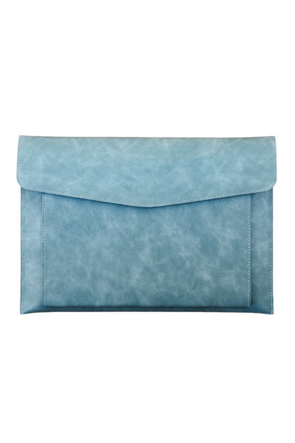 Magnetic Lock Leather File Bag A4 Paper File Bag Folder Bag Data Business Easy Briefcase Bag