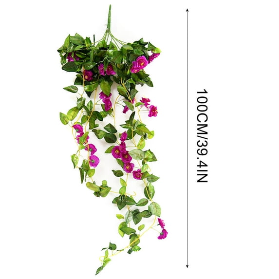 Mrzvby Mothers Day Gifts for Womem Artificial Hanging Plants Flowers Simulated Flower Artificial Flower Hanging Plant Rose Wall Hanging Plant Indoor Living Room Wall Hanging Plant