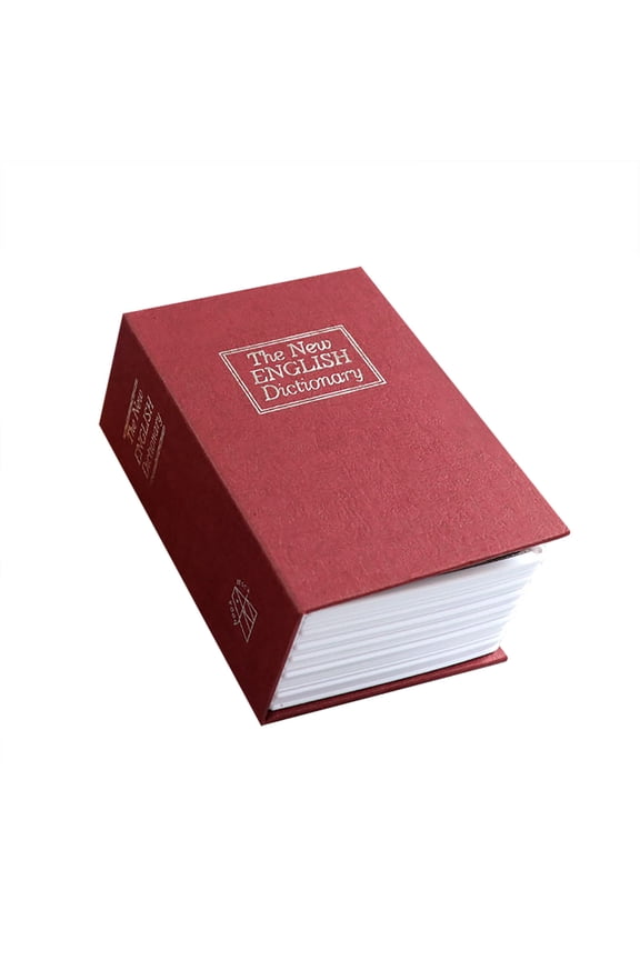 Toddlers Toys Gift Sensory Toys Clearance!Dictionary Diversion Safe Hidden Box For Portable Safe Box For Home Office Red