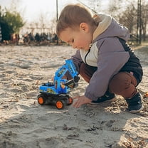 Mrzvby Toddlers Toys Gift Sensory Toys for Ages 2-4 Clearance!Toddler Toys 1-2 Fall Engineering Vehicle Boy Inertial Excavator Excavator Set Boy Toy