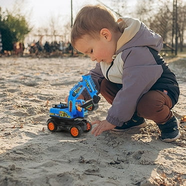 Mrzvby Toddlers Toys Gift Sensory Toys for Ages 2-4 Clearance!Toddler Toys 1-2 Fall Engineering Vehicle Boy Inertial Excavator Excavator Set Boy Toy