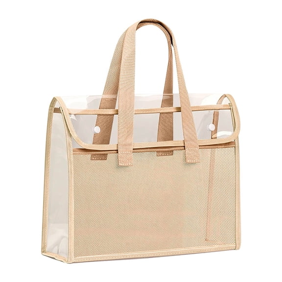 Mrzvby Transparent Document Bag Exam Specific Bag Subject Bag Hand- Book Bag Exam Paper Tutoring Bag Document Storage Bag
