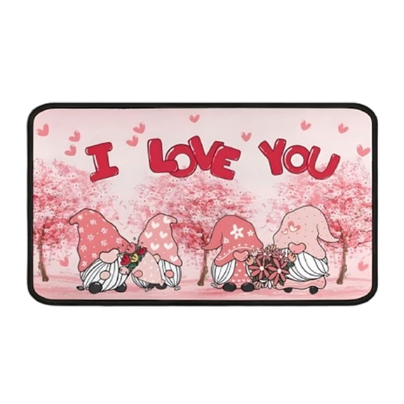 Mrzvby Valentine's Day Gifts for Women Valentines Day Door Mat Valentines Welcome Mats Outdoor For Front Door Valentine Gifts Non Slip Doormat Indoor Entryway Floor Rug For Outside Home Decor