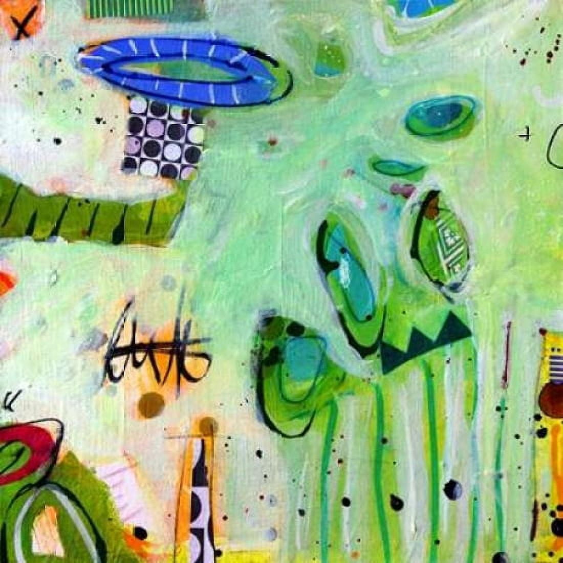 Ms Alice and Peeps Long Story No9 Canvas Art - Gina Cochran (24 x 24)