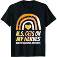 thumbnail image 1 of Ms Awareness Shirts Multiplesclerosis Wear Orange T-Shirt, 1 of 4