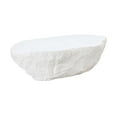 thumbnail image 1 of Ms Furniture Concrete and Stone Coffee Table, White, 1 of 5