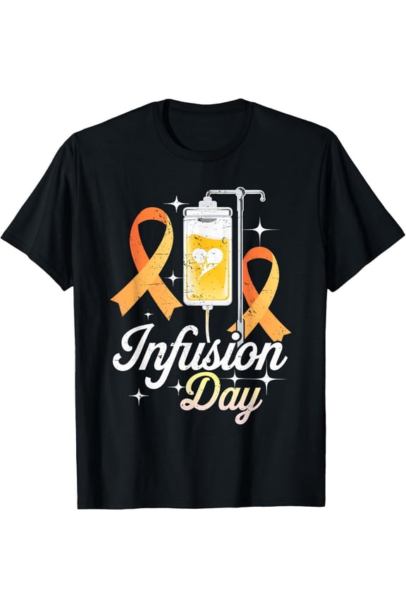 Ms Infusion Day Multiple Sclerosis Awareness Ribbon T-Shirt