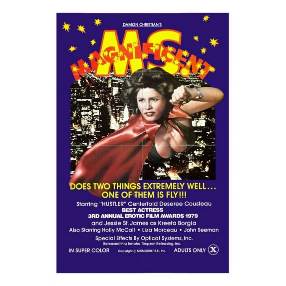 Ms Magnificent Movie Poster 12x16 Print on Metal Sign 12in x 16in Square Adults Best Posters