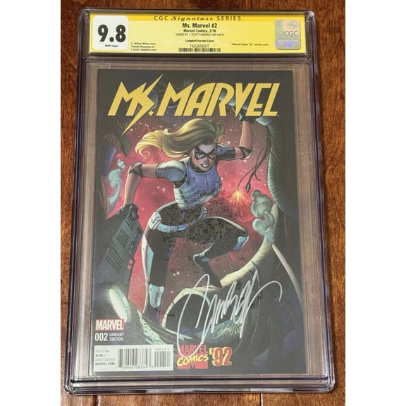 Ms. Marvel #2 - CGC 9.8 Comic Book