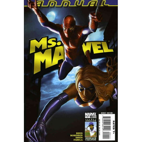Ms. Marvel (2nd Series) Annual #1 VF ; Marvel Comic Book