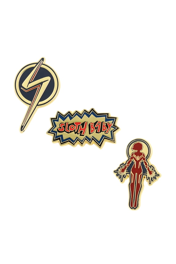 Ms. Marvel 3 Pack Lapel Pin Set