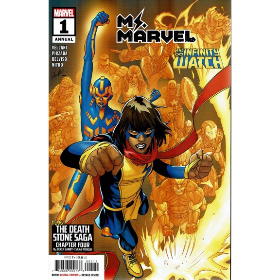 Ms. Marvel (4th Series) Annual #1 VF ; Marvel Comic Book