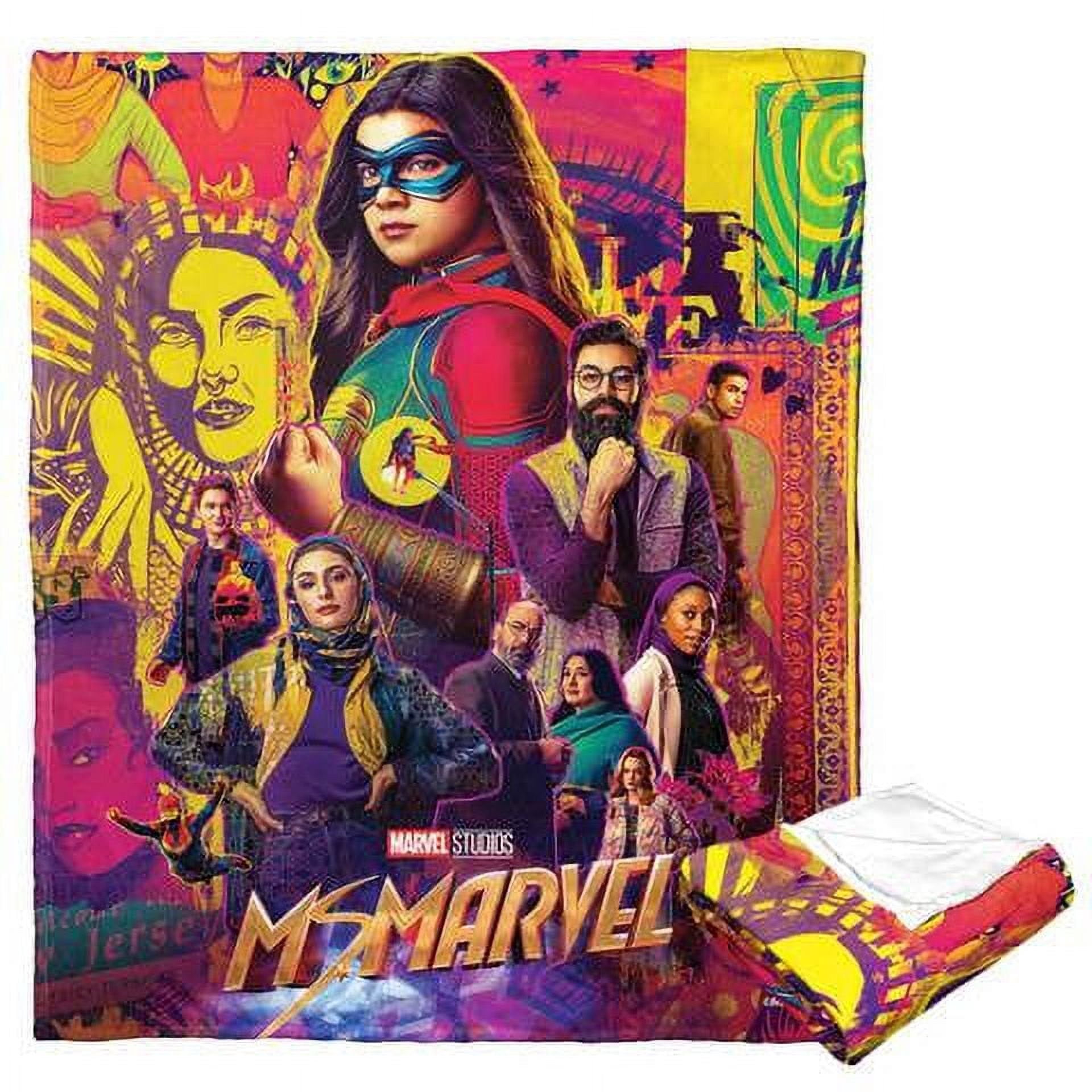 Ms. Marvel Ms Marvel Poster Marvel Kids Silk Touch Throw Blanket, 50 x ...