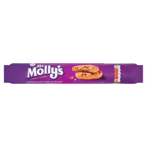 Ms Molly's Chocolate Chip Cookies 250G, Imported from Britain