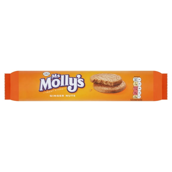 Ms Mollys Ginger Nut Biscuits 300G, Imported from Britain