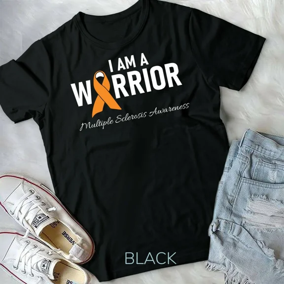 Ms Multiple Sclerosis Awareness Orange Ribbon Men Women Gift Unisex Shirt