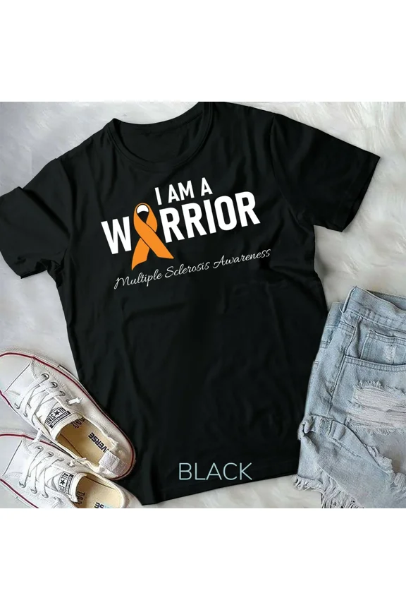 Ms Multiple Sclerosis Awareness Orange Ribbon Men Women Gift Unisex Shirt