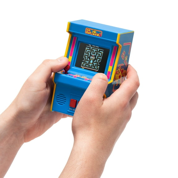Ms. Pacman Mini Arcade Game, Great Gift for Boys or Girls, Age 8 Years and up