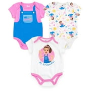 Ms. Rachel 3 Pack Cosplay Bodysuits Newborn to Infant