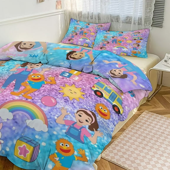 Ms Rachel 3-Piece Bedding Set Duvet Cover Pillow Shams Soft Pillowcases Quilts Covers