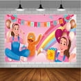 thumbnail image 1 of Ms Rachel Banner Poster Wall Decor Birthday Backdrop Background Party Supplies Taspestry, 1 of 5