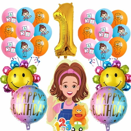 Ms Rachel Balloons Party Supplies 1st Big Number Decorations Decor Kit Birthday