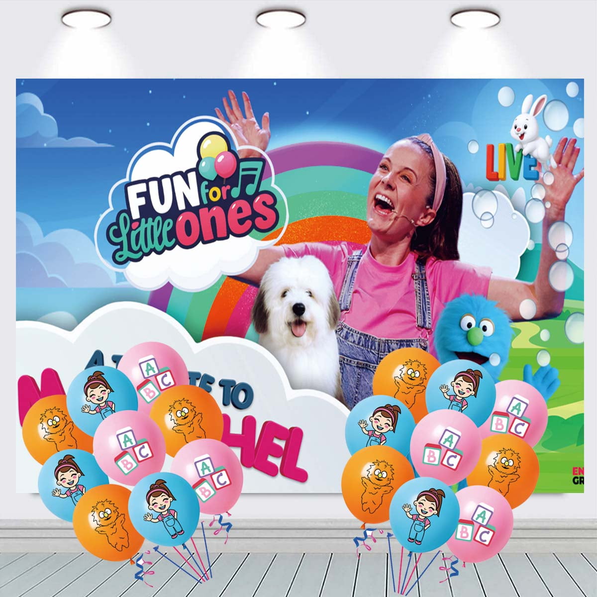 Ms Rachel Banner Wall Decor Party Decorations Balloons Taspestry ...