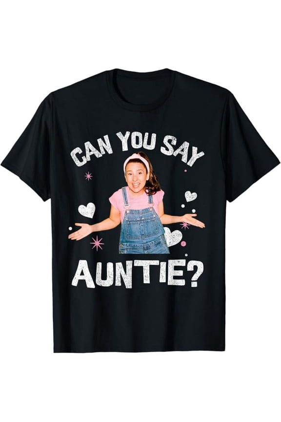 Ms. Rachel Birthday Shirt Can You Say Auntie Aunt T-Shirt For Men Women, Black Color, Size L