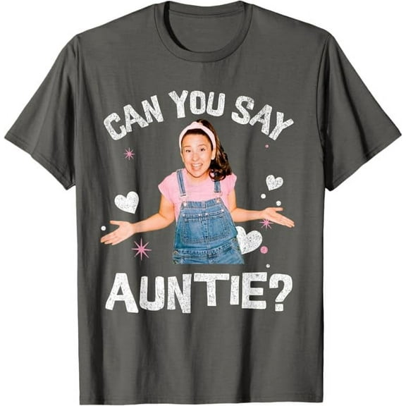 Ms. Rachel Birthday Shirt Can You Say Auntie Aunt T-Shirt For Men Women, Charcoal Color, Size S
