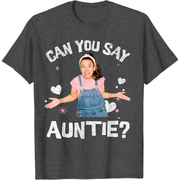 Ms. Rachel Birthday Shirt Can You Say Auntie Aunt T-Shirt For Men Women, Dark Heather Color, Size 3XL