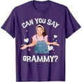 thumbnail image 1 of Ms.Rachel Birthday Shirt Can You Say Grammy Youth T-Shirt For Boy Girl Kids Toddler, Ms Rachel Fan Gift, Purple Color, Size XS, 1 of 4