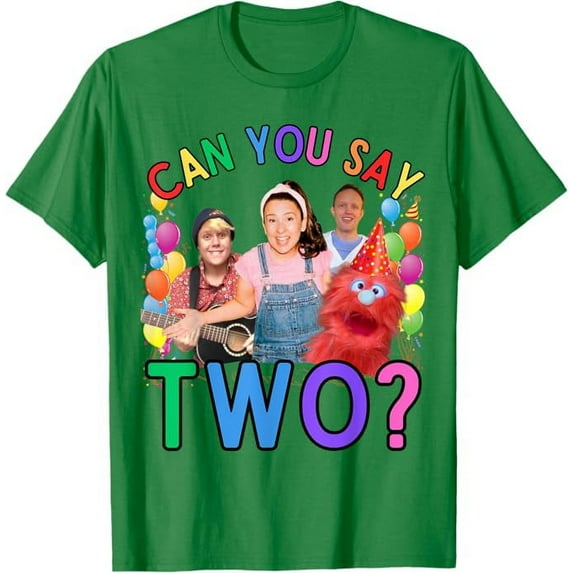 Ms. Rachel Birthday Shirt Can You Say Two 2nd Birth-day T-Shirt For Men Women, Irish Green Color, Size XL