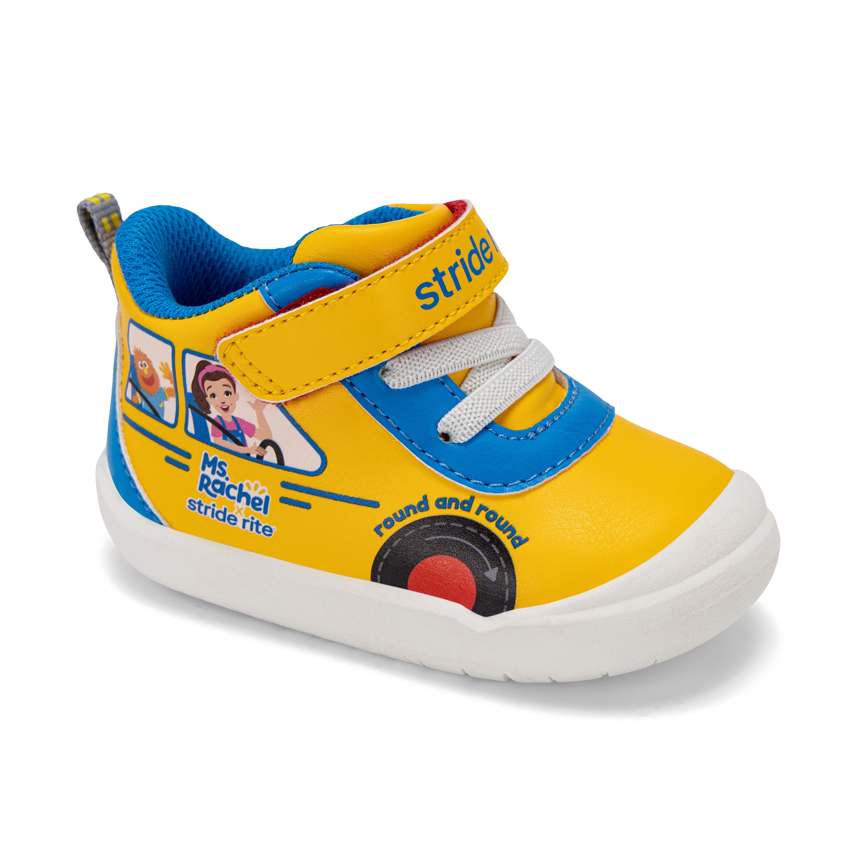 Ms. Rachel Bus Casual Baby Sneakers by Stride Rite Munchkin - Walmart.com