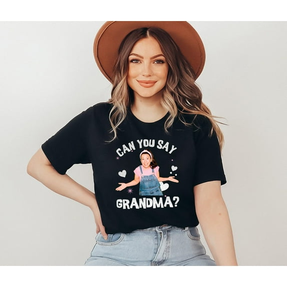 Ms Rachel Can You Say Grandma T-Shirt,White color,size 2XL