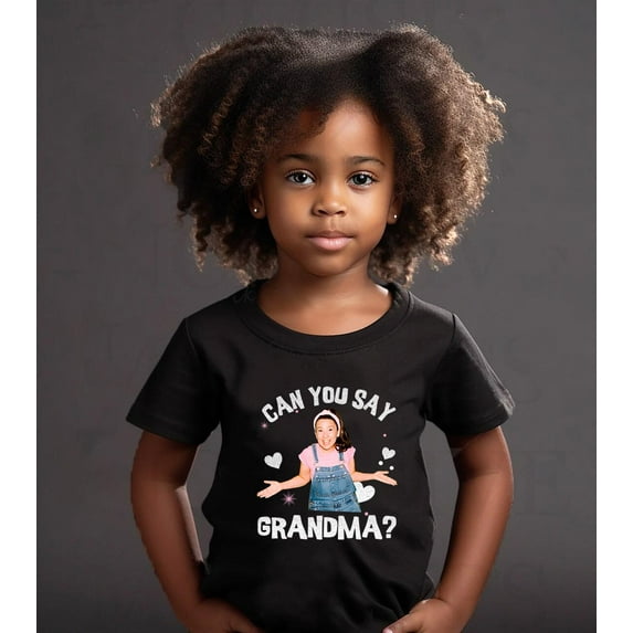 Ms Rachel Can You Say Grandma Youth Toddler T-Shirt,Red color,size YXS