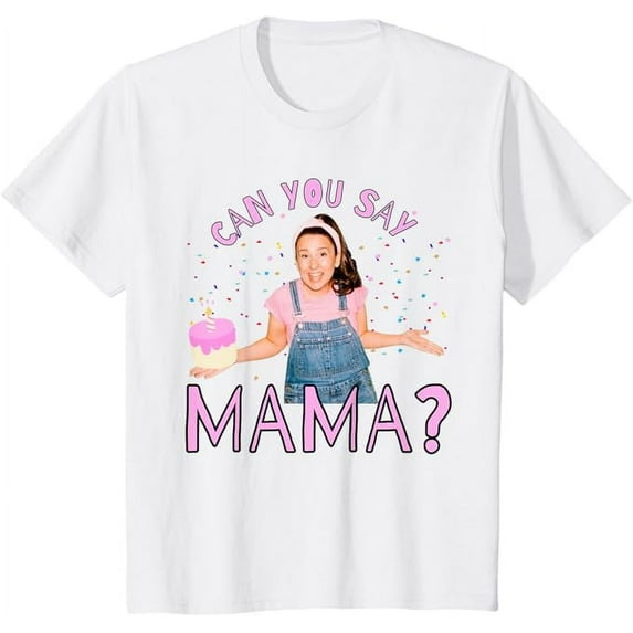 Ms.Rachel Can You Say Mama Birthday Ms Rachel Birthday Mom Youth T-Shirt For Boy Girl Kids Toddler, White Color, Size L