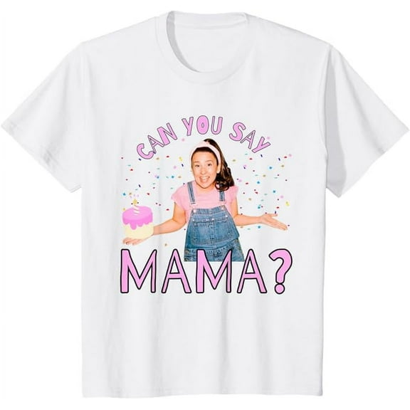 Ms.Rachel Can You Say Mama Birthday Ms Rachel Birthday Mom Youth T-Shirt For Boy Girl Kids Toddler, White Color, Size XL