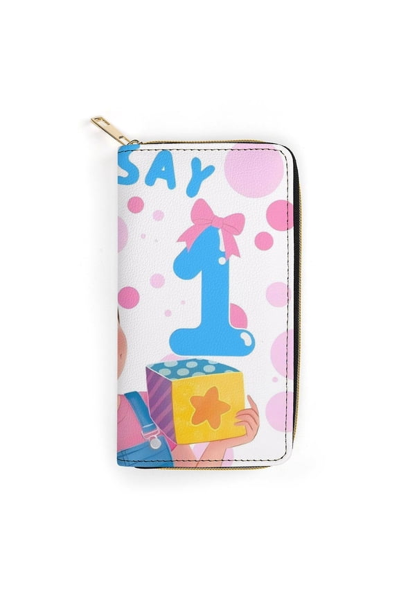 Ms. Rachel Cute Cartoon zippered PU card holder wallet 19.7x10.5cm