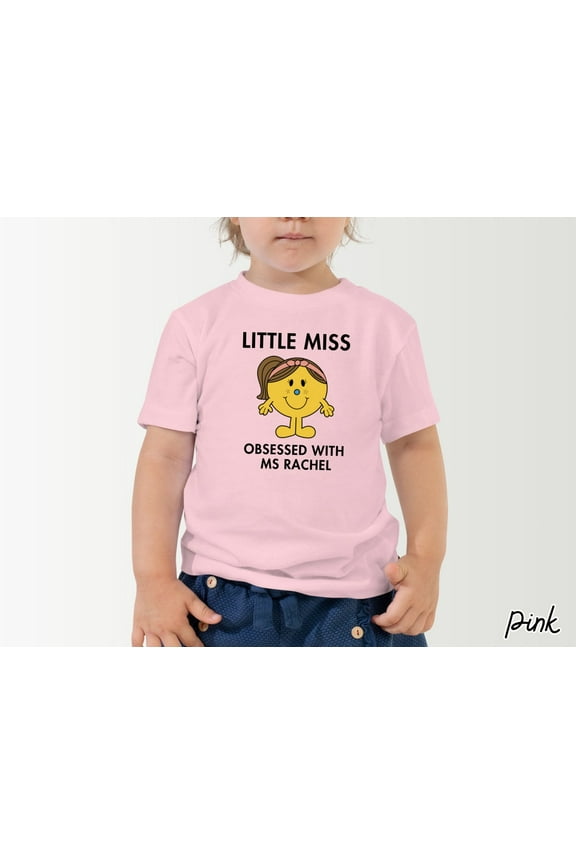 Ms Rachel Cute Little Miss Youth Toddler T-Shirt,Light Pink color,size YS