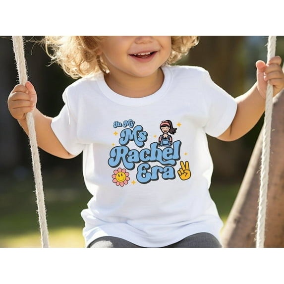 Ms Rachel Era Youth Toddler T-Shirt,Gold color,size YS