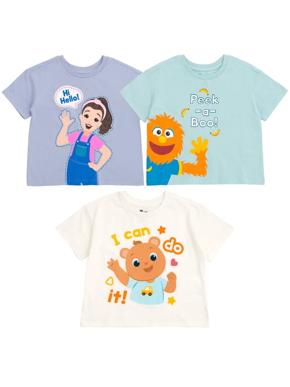 Herbie Bean Bear 3 Pack T-Shirts Infant to Little Kid