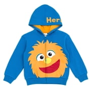 Toddler Boy or Girl Fleece Zip-Up Hoodie Royal Blue Herbie